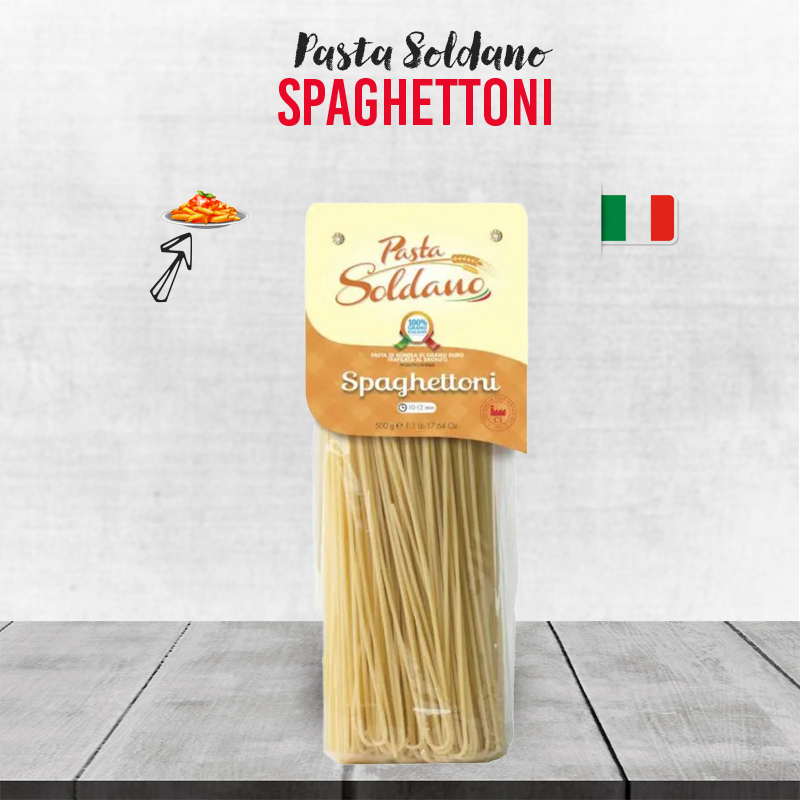 Pasta Soldano Spaghettoni - 500g Pasta Soldano Spaghettoni - 500g