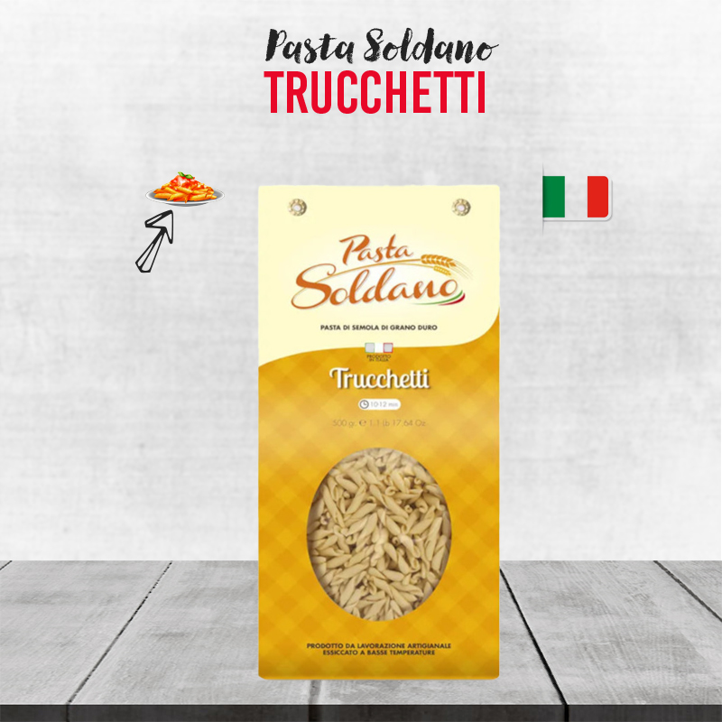 Pasta Soldano Trucchetti - 500g Pasta Soldano Trucchetti - 500g