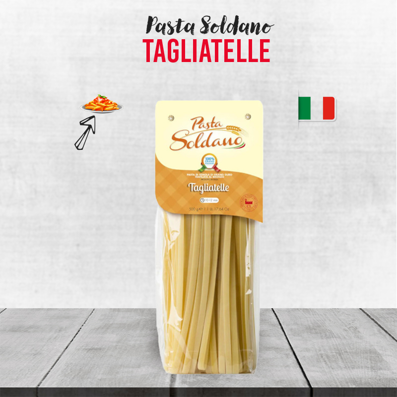 Pasta Soldano Tagliatelle - 500g Pasta Soldano Tagliatelle - 500g