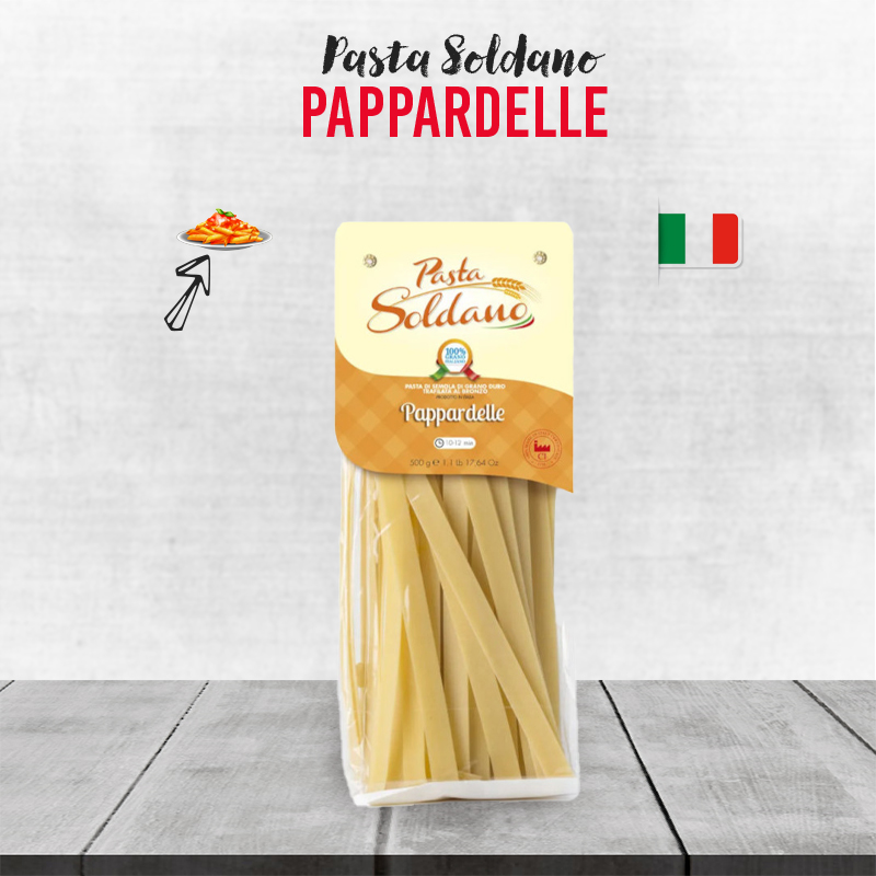 Pasta Soldano Pappardelle - 500g